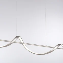 Paul Neuhaus Q-Swing lámpara colgante LED, acero
