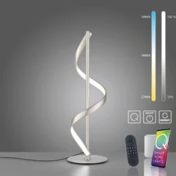 Paul Neuhaus Q-Swing lámpara de mesa LED, acero