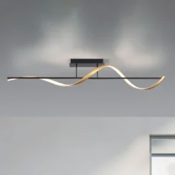 Paul Neuhaus Q-Swing plafón antracita/latón