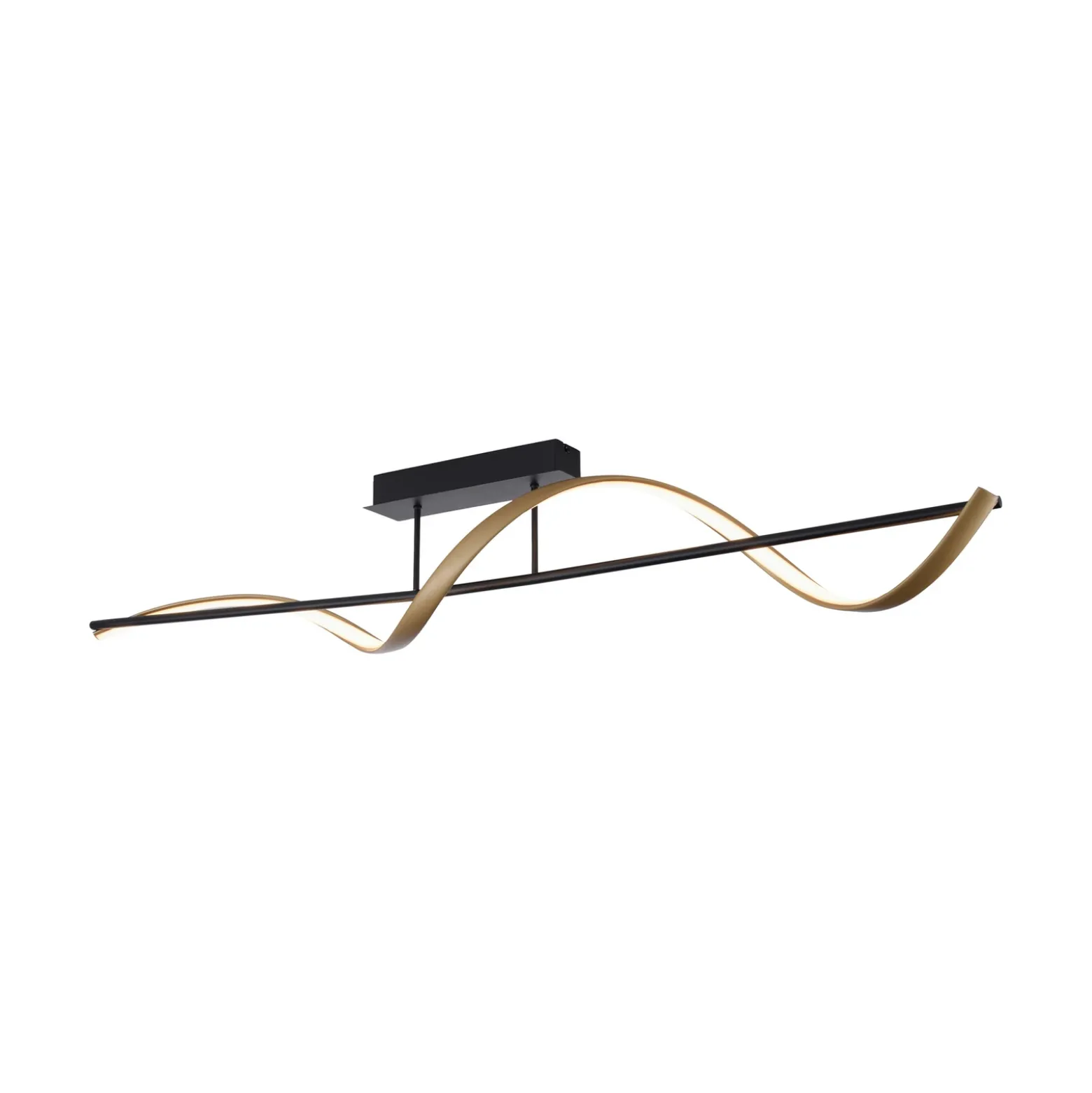 Paul Neuhaus Q-Swing plafón antracita/latón