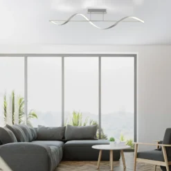 Paul Neuhaus Q-Swing plafón LED, acero