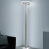 Paul Neuhaus Q-Vito lámpara pie LED, recta, anillo