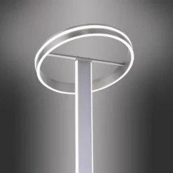 Paul Neuhaus Q-Vito lámpara pie LED, recta, anillo
