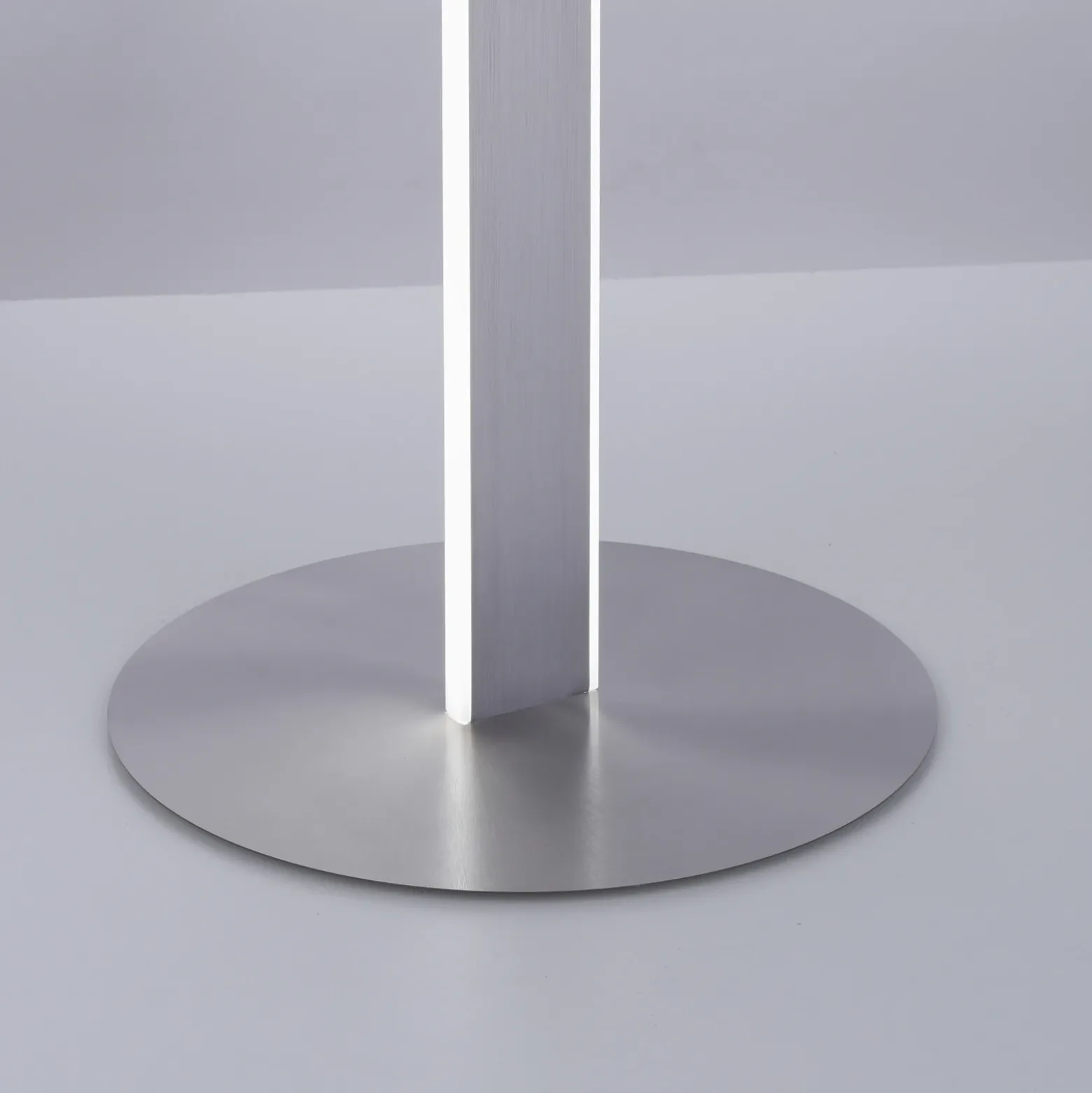 Paul Neuhaus Q-Vito lámpara pie LED, recta, anillo