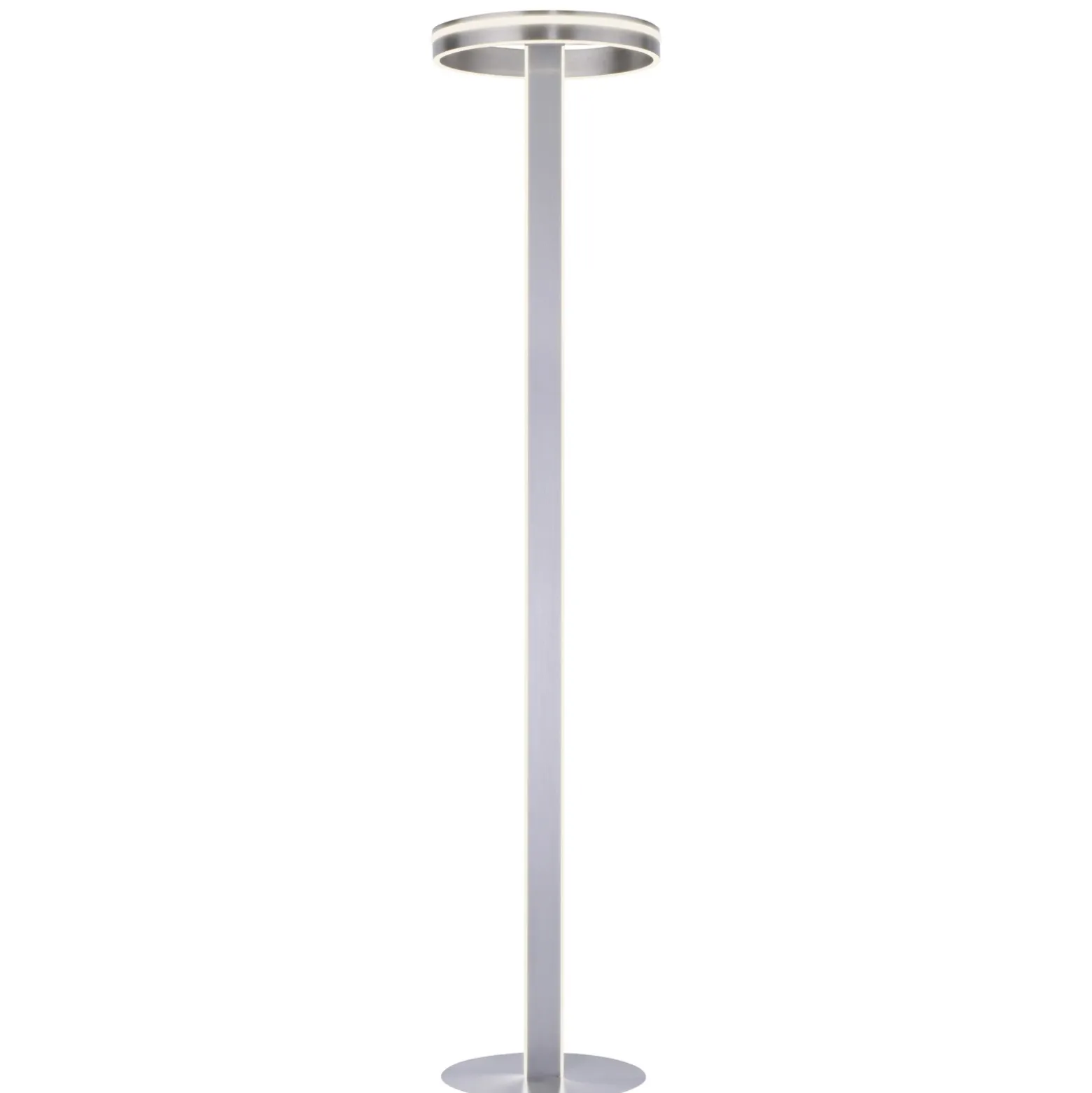 Paul Neuhaus Q-Vito lámpara pie LED, recta, anillo