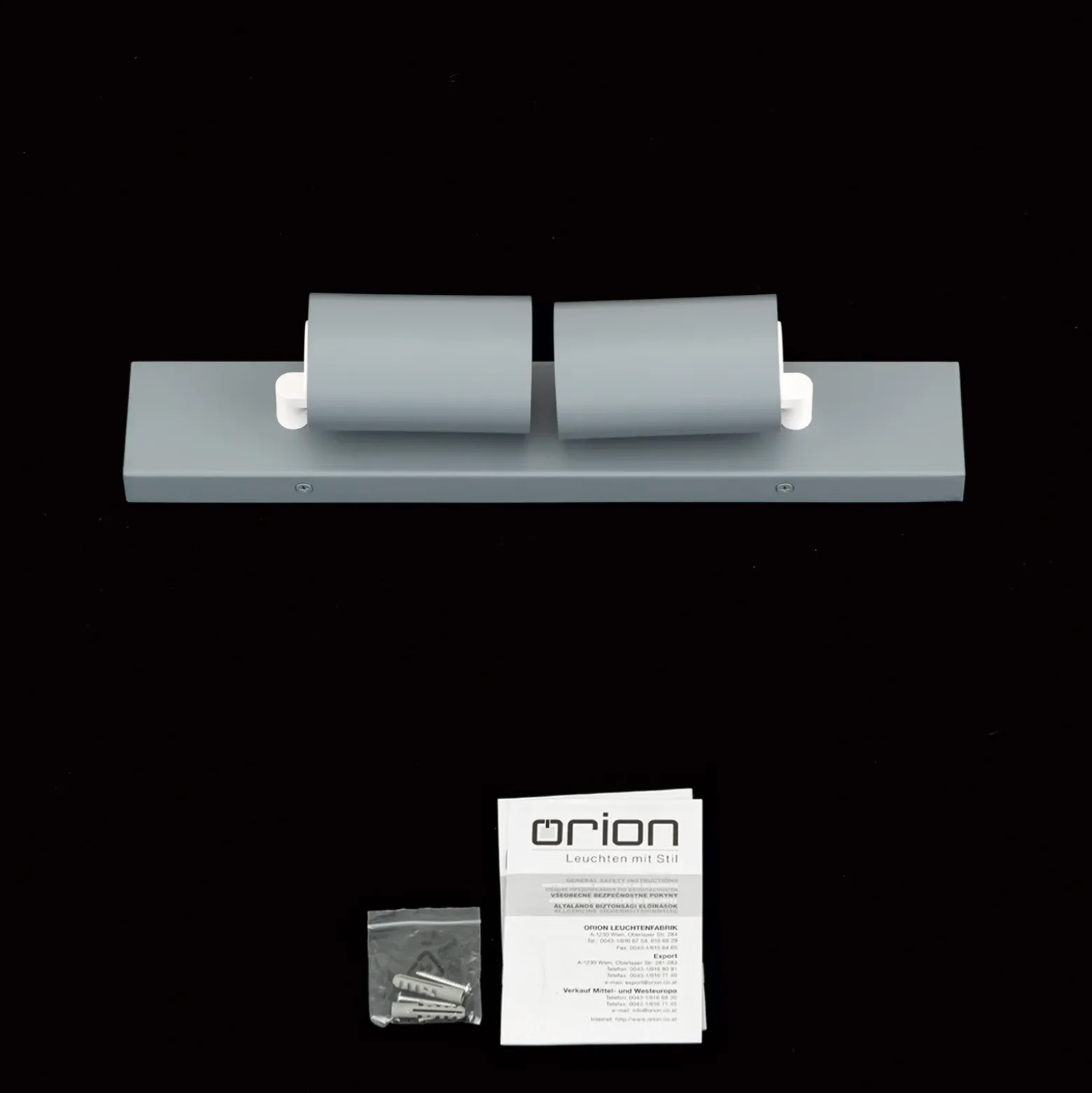 Penn downlight de techo, verde claro, longitud 35 cm, acero/aluminio