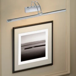 Piktura - Lámpara para cuadros LED con interruptor, cromo