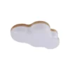 Pilvi, plafón LED de Lindby, plástico, nube, 50 cm