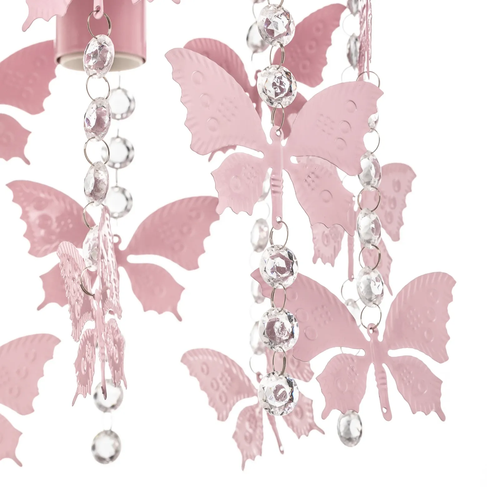 Plafón Angelica en rosa con mariposas