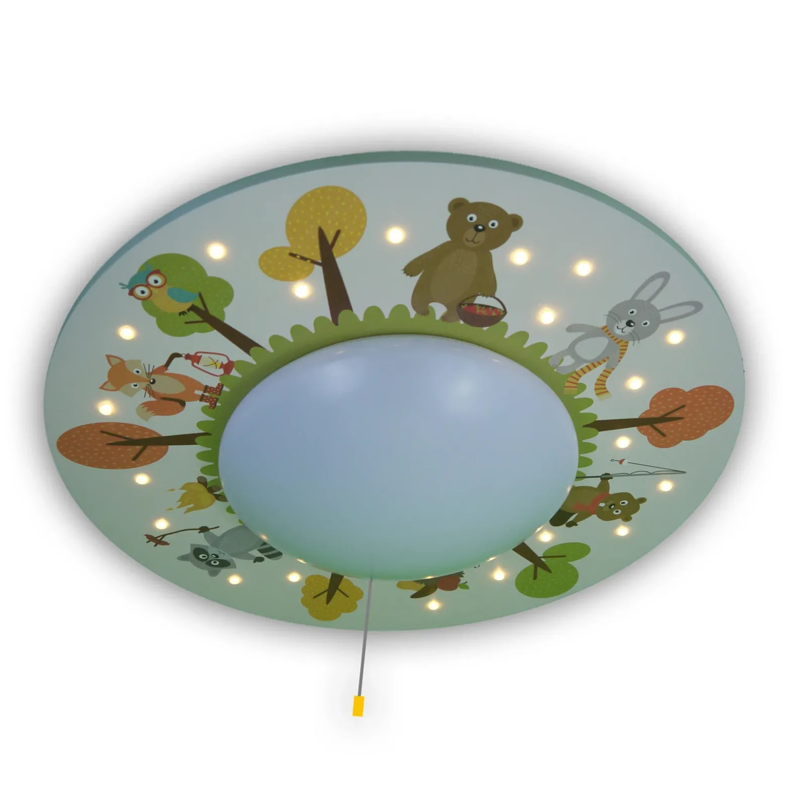 Plafón Animales divertidos, 1 luz, 20 LEDs