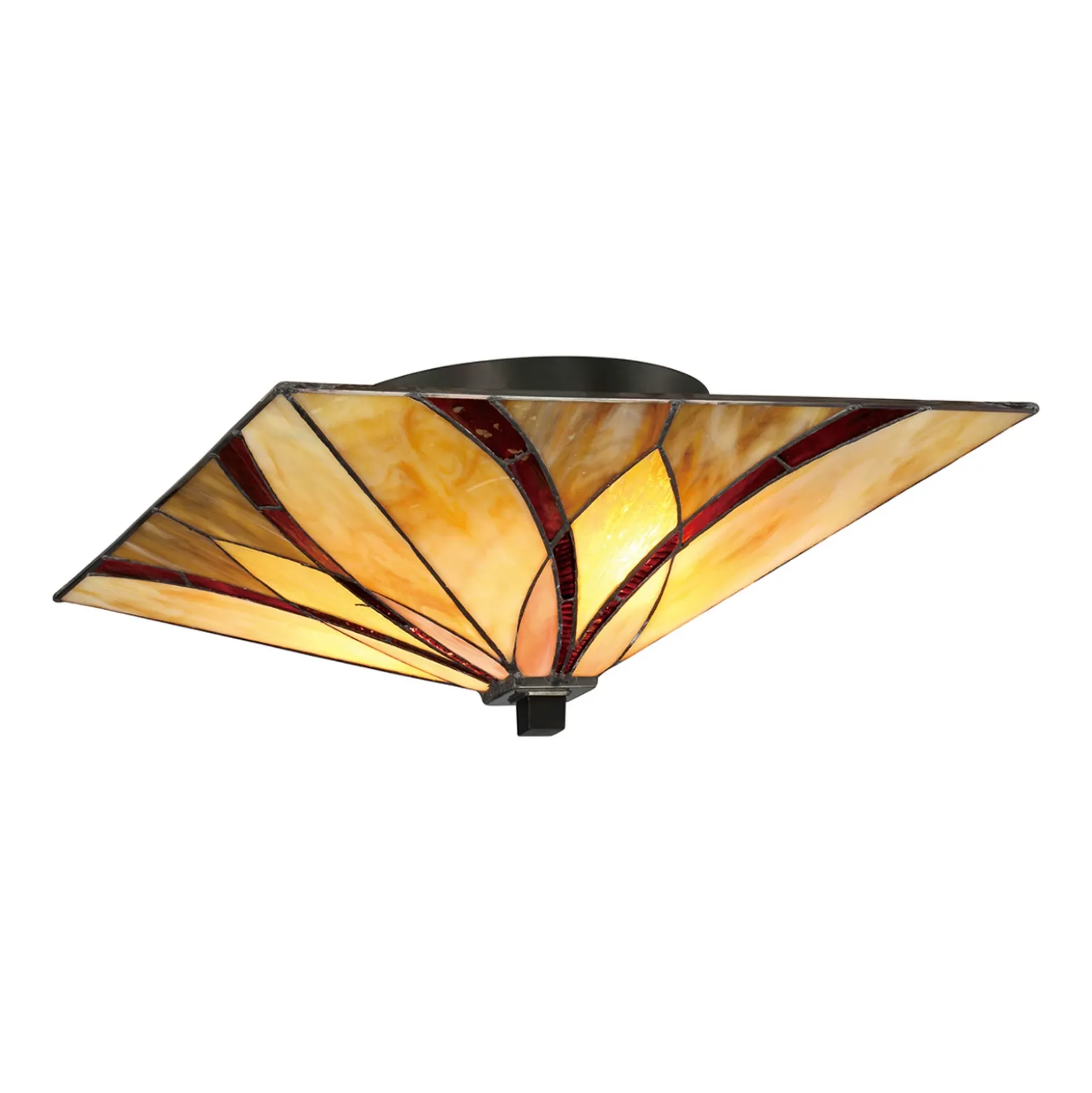 Plafón Asheville diseño Tiffany altura 16,7cm