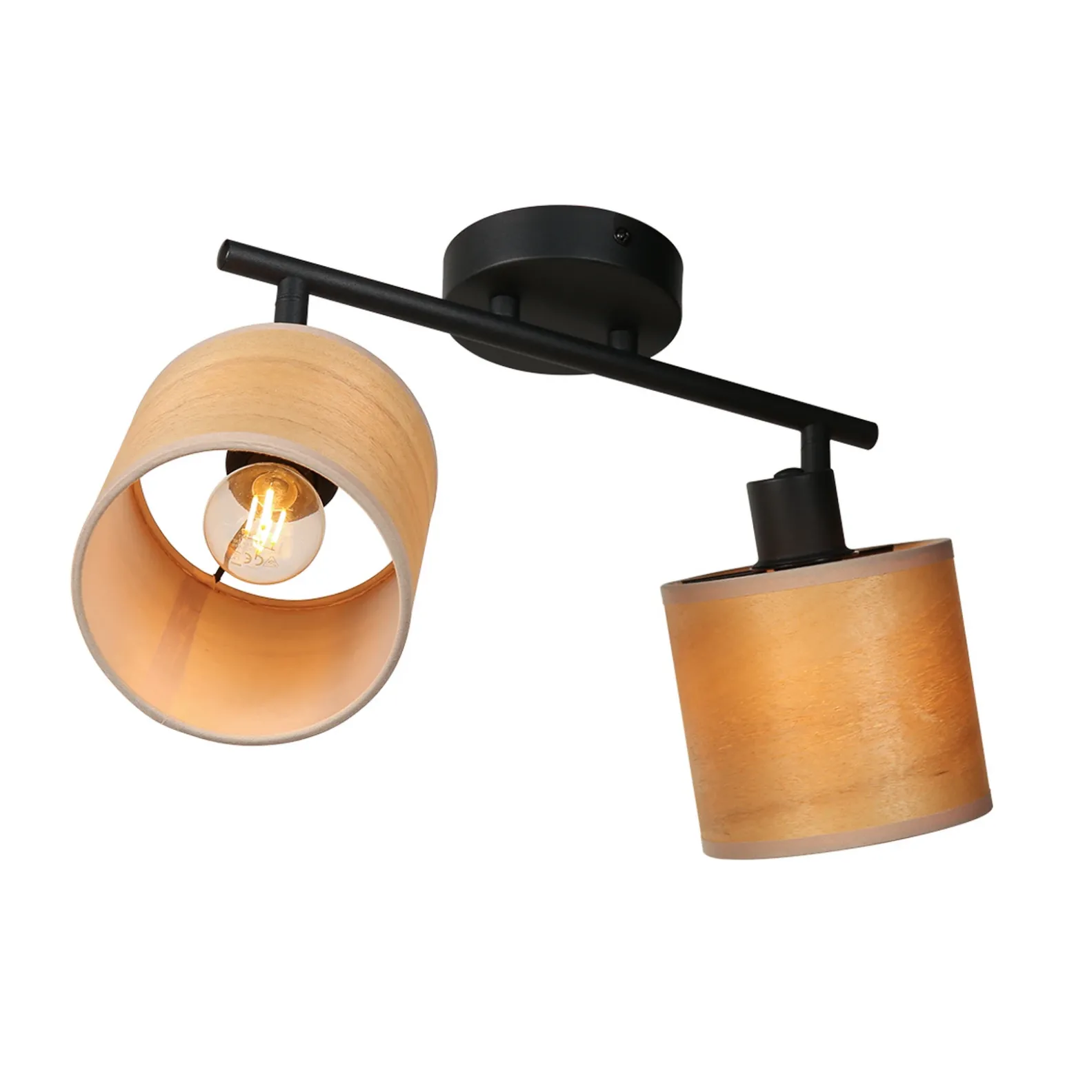 Plafón Bamboo, 2 luces