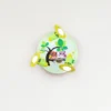 Plafón Búho, infantil, verde-amarillo