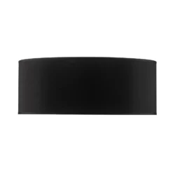 Plafón Bilbao, negro/oro, Ø 45 cm