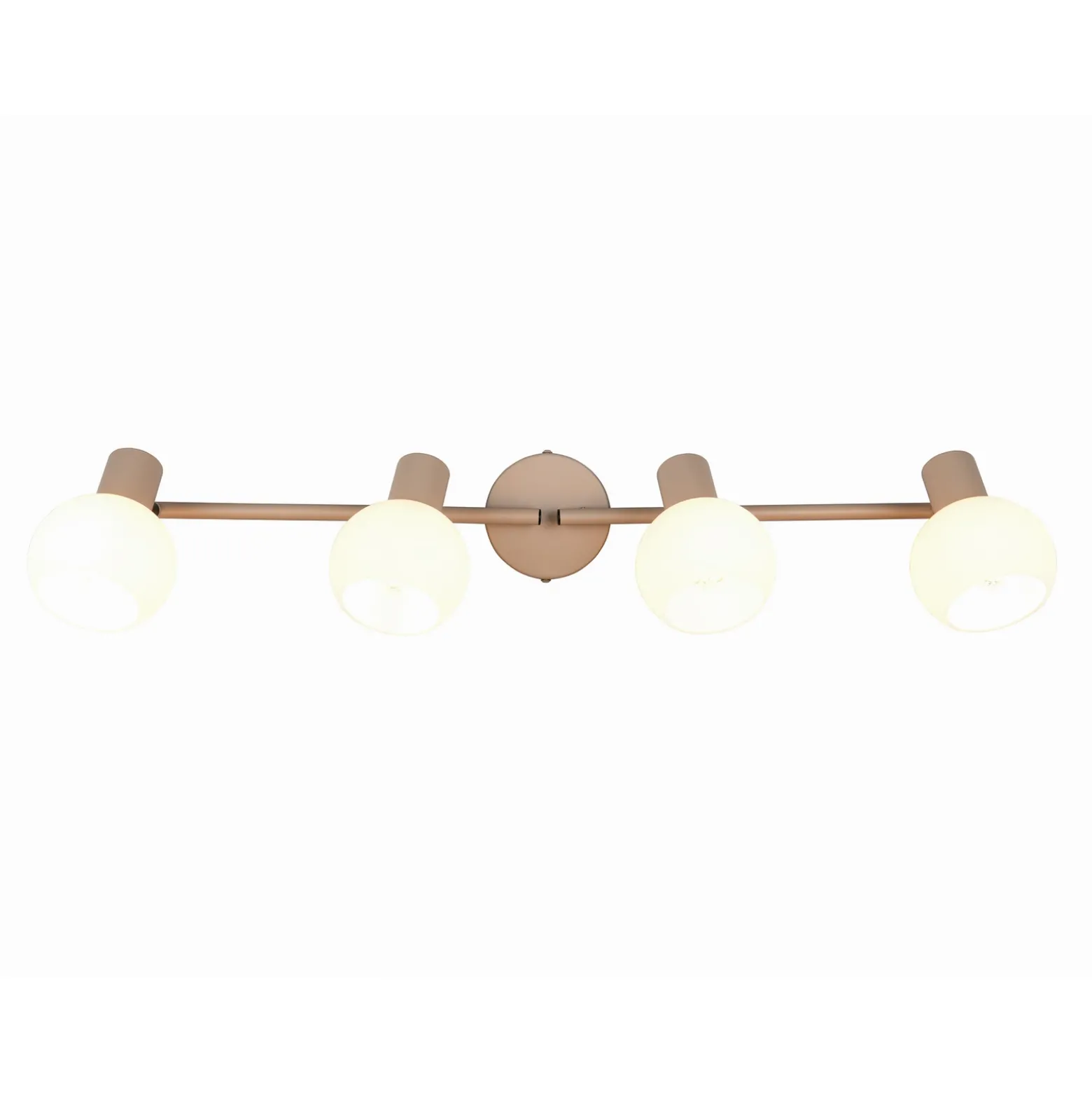Plafón Boba, 4 luces, beige, E14, metal