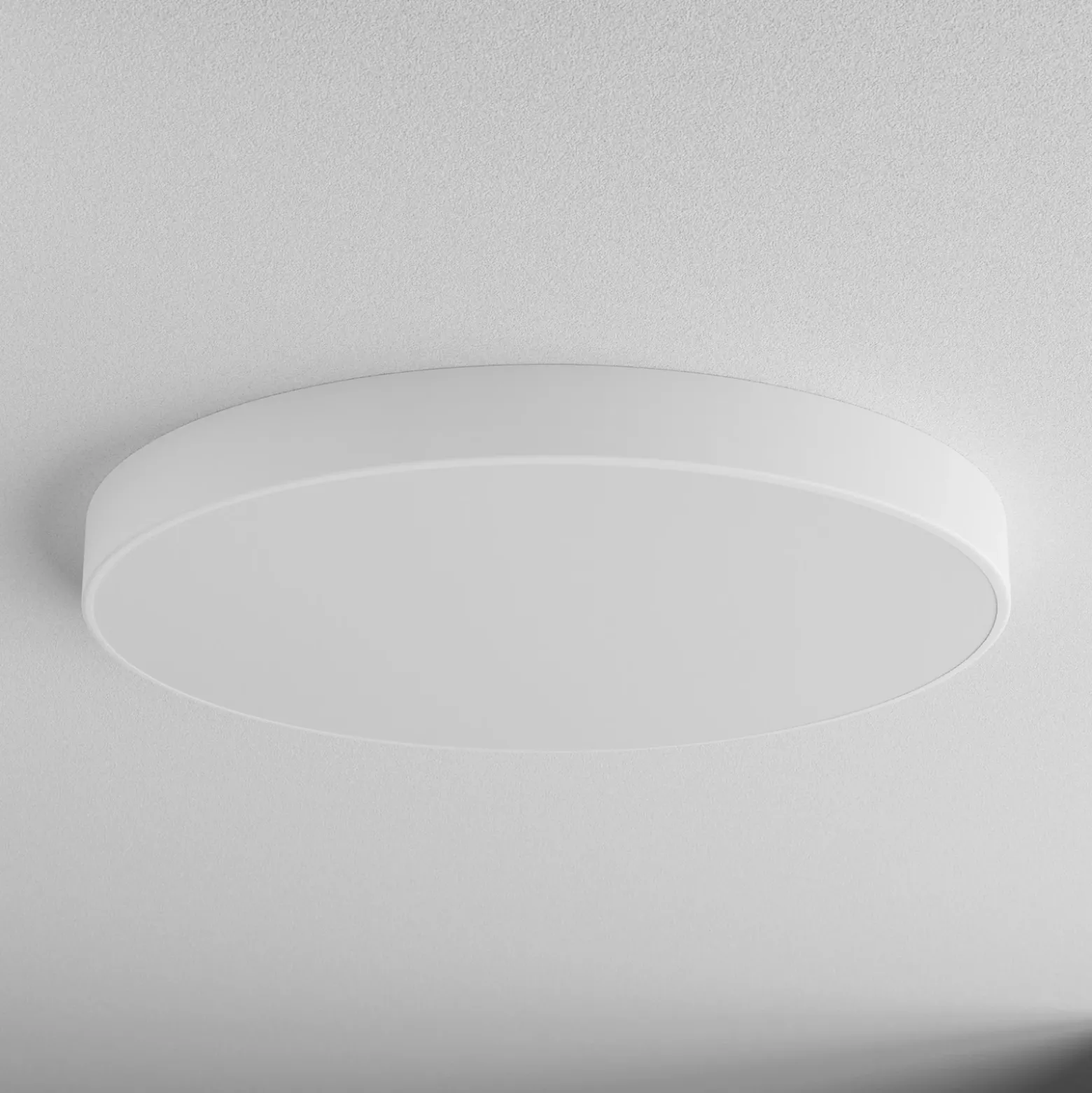 Plafón Cleo, Ø 78 cm, IP20, blanco, metal, E27