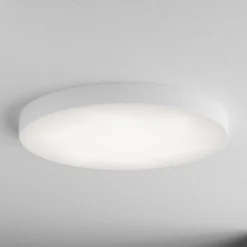 Plafón Cleo, Ø 78 cm, IP20, blanco, metal, E27