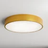Plafón Cleo, Ø 50 cm, IP54, dorado, metal, E27