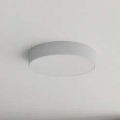 Plafón Cleo 400, IP54, Ø 40 cm gris