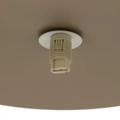 Plafón Cloud, beige, 3 luces, cristal, longitud 51 cm, G9
