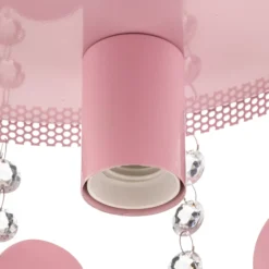 Plafón Corazón en rosa con corazones