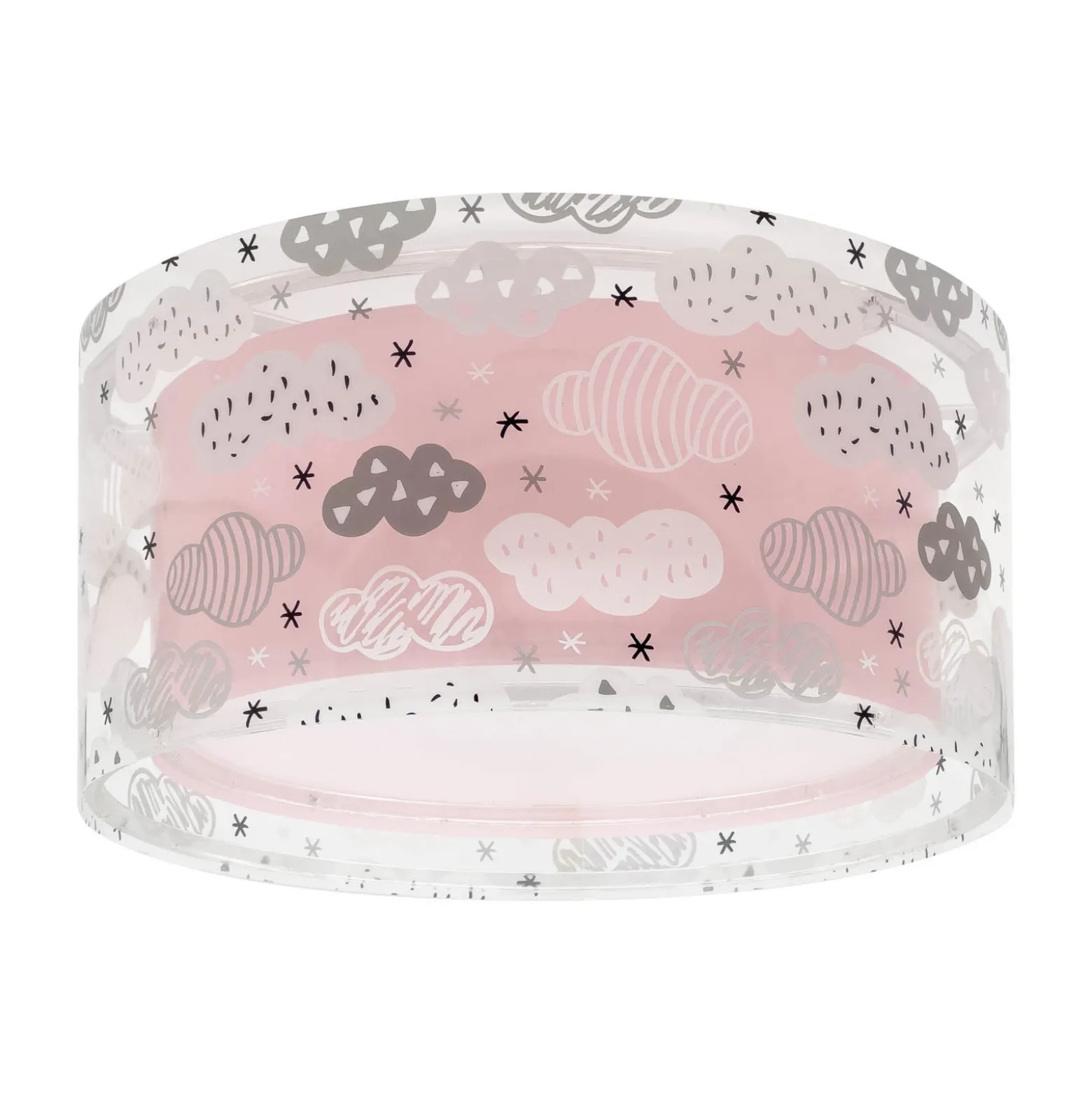Plafón Dalber CLOUD PINK, Ø 33 cm, rosa