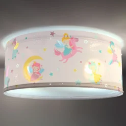 Plafón Dalber FAIRY DREAMS, multicolor, de 2 luces