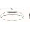 Plafón Dasher LED, blanco, Ø 41 cm, 2700 K, IP44