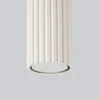 Plafón de carbono, beige, altura 10 cm, aluminio