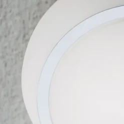 Plafón de cristal Pia con IP44, 38 cm