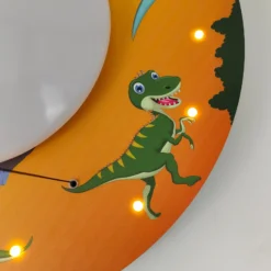 Plafón Dinos con lámpara estrellada LED
