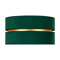 Plafón Duo, verde/dorado Ø 60 cm, 1 luz