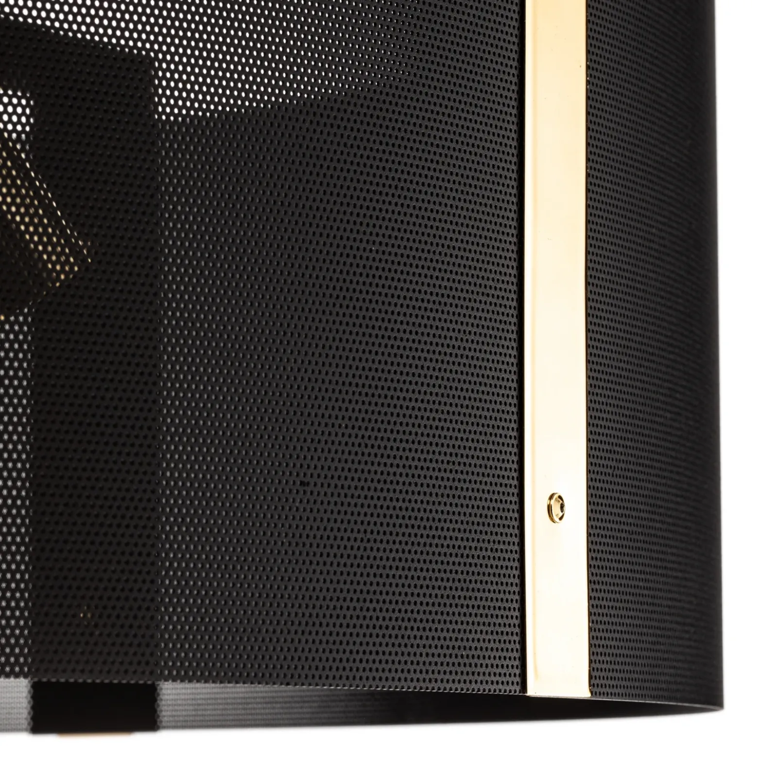 Plafón Etro, Ø 70 cm, negro/dorado