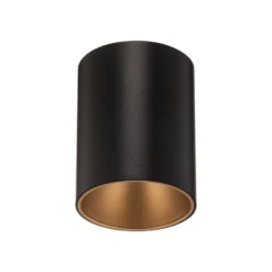 Plafón Eye Tone, negro/dorado