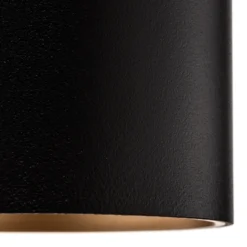 Plafón Eye Tone, negro/dorado