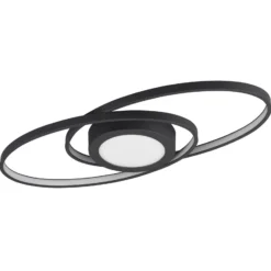 Plafón Galaxy LED, atenuable, antracita
