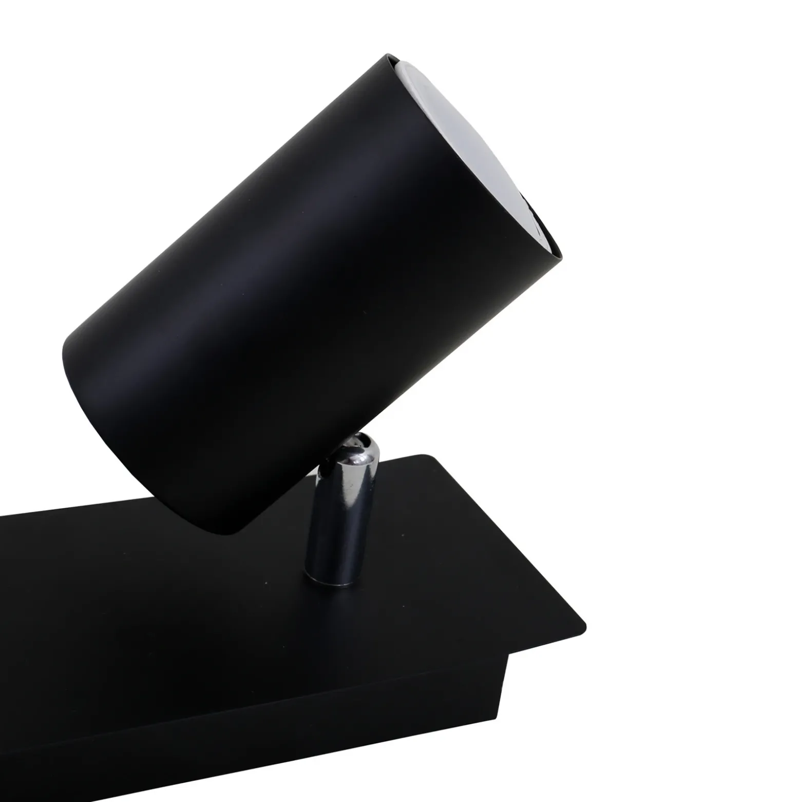 Plafón 2857-025, giratorio, 2 luces, negro