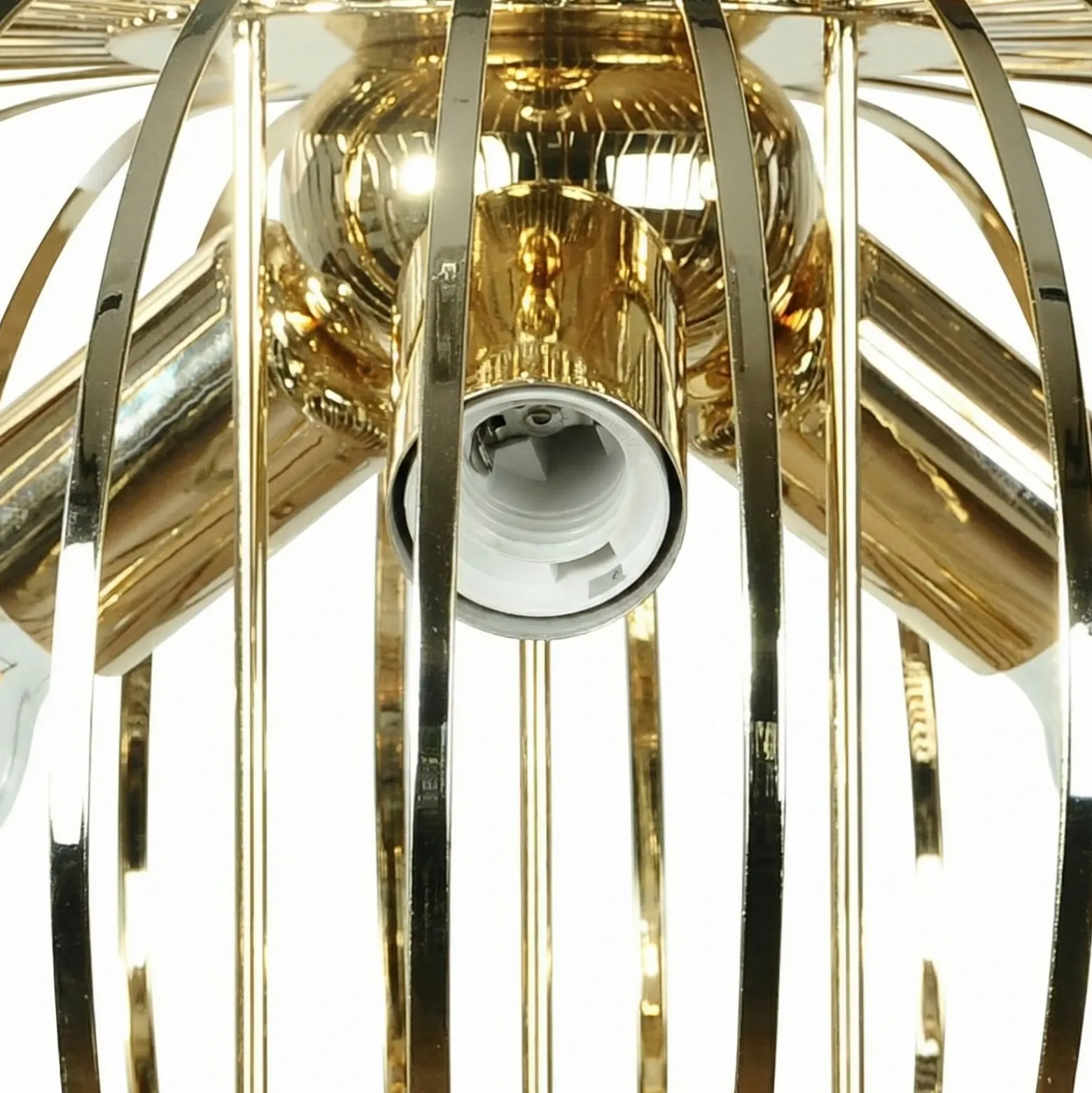Plafón Globe, color dorado, Ø 51 cm, 3 luces, E27