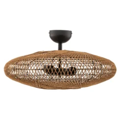 Plafón Hedda de Sisal y metal