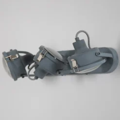 Plafón industrial Satellite en gris