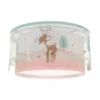 Plafón infantil Dalber LOVING DEER, blanco/colorido