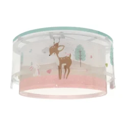 Plafón infantil Dalber LOVING DEER, blanco/colorido