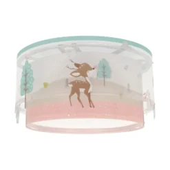 Plafón infantil Dalber LOVING DEER, blanco/colorido