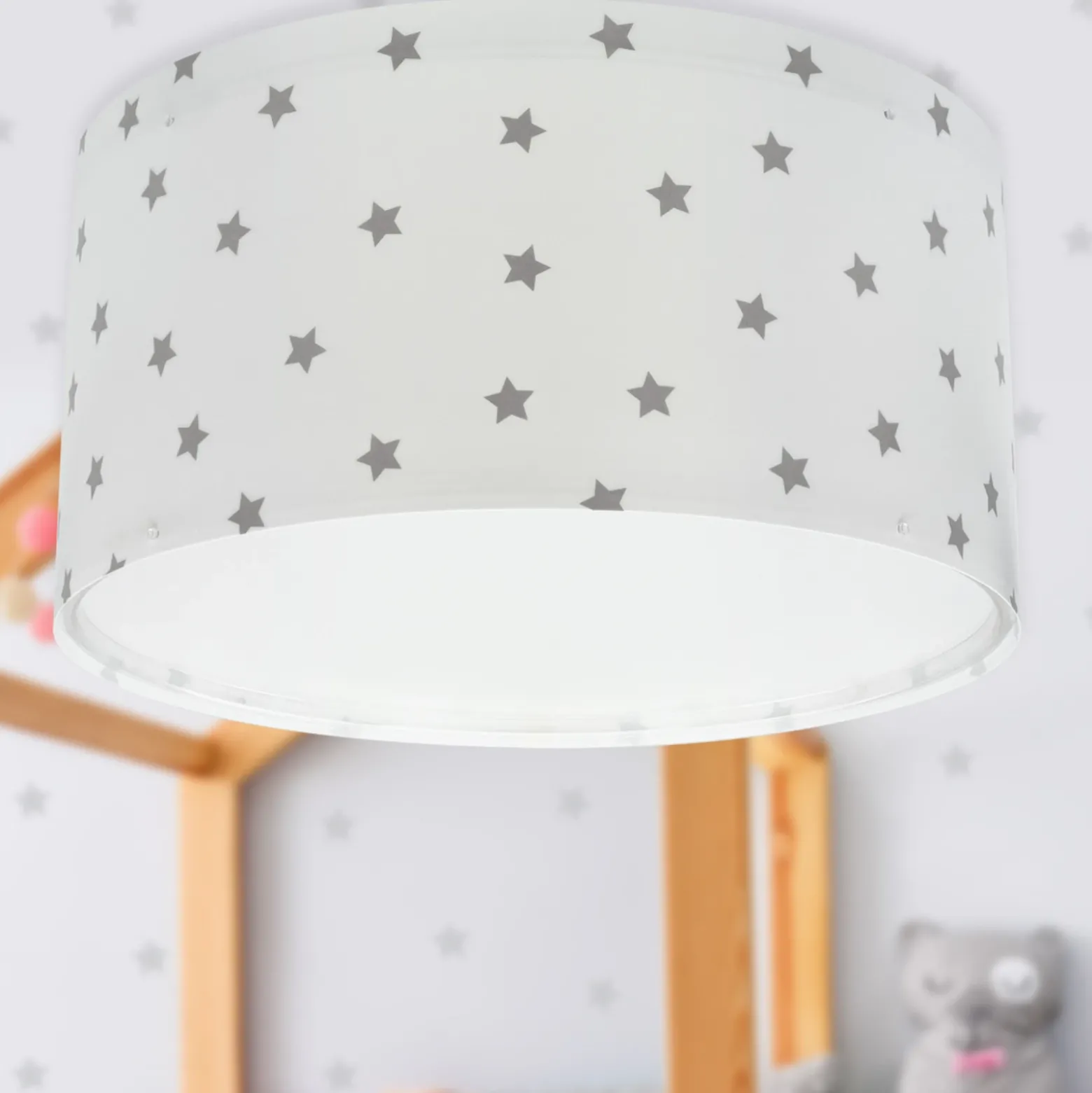 Plafón infantil STAR LIGHT de Dalber, blanco