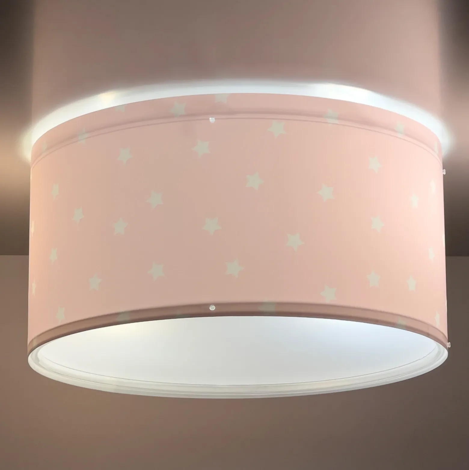 Plafón infantil STAR LIGHT de Dalber, rosa