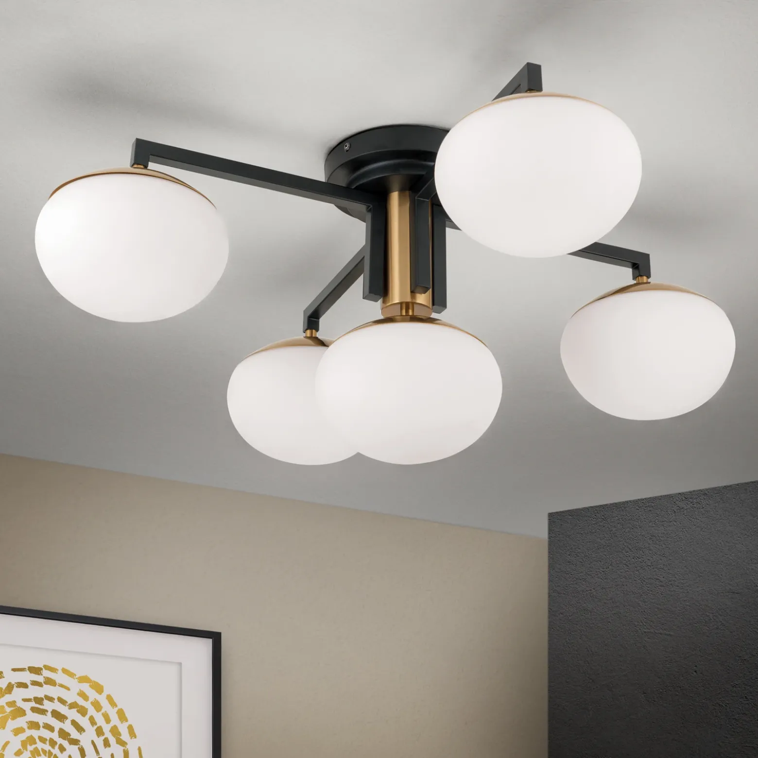 Plafón Josephine, 5 luces