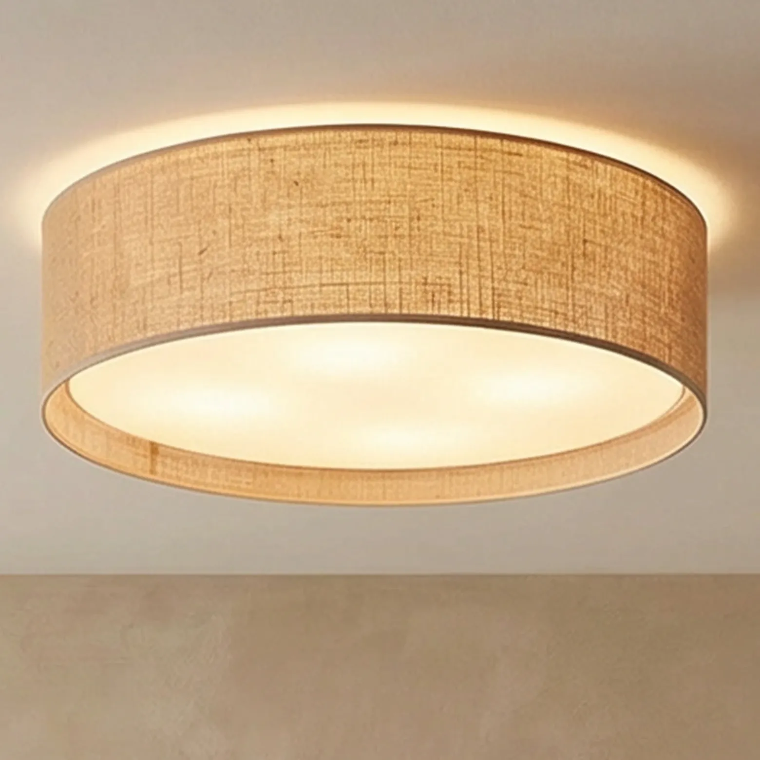 Plafón Juta, Ø 60 cm