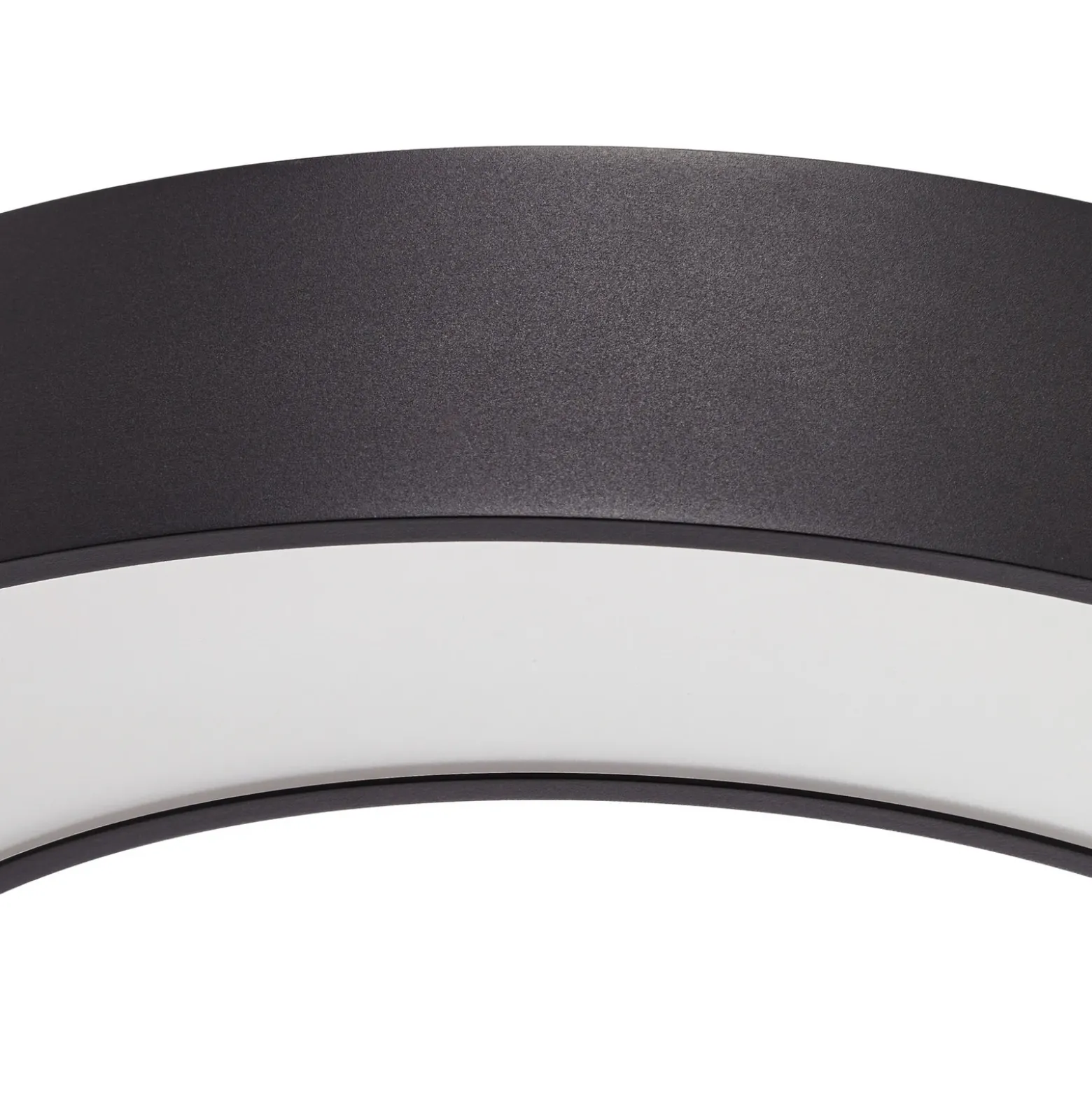 Plafón LED Arcchio Sharelyn, Ø 60 cm, negra, atenuable