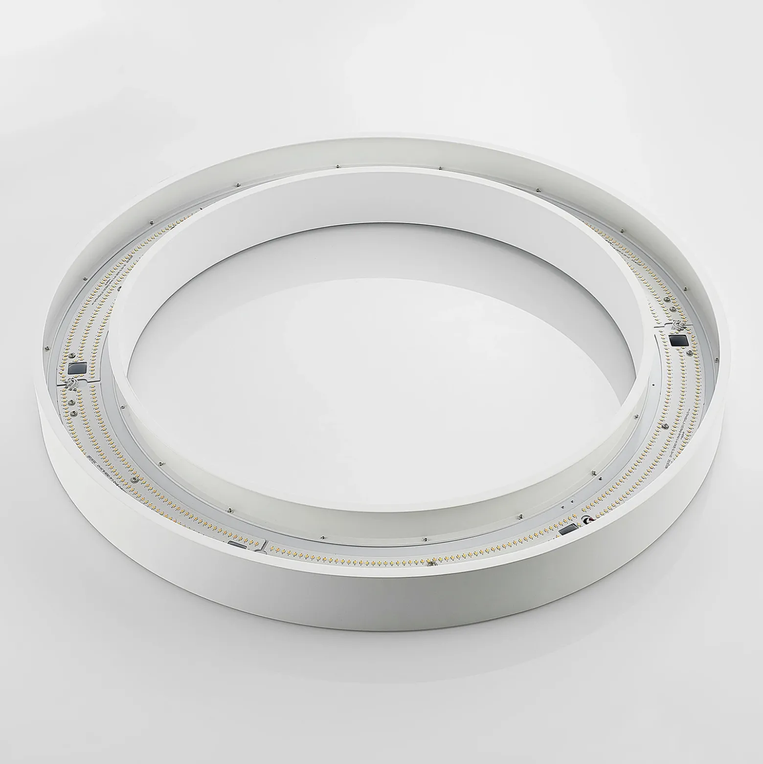 Plafón LED Arcchio Sharelyn, Ø 80 cm, blanco, atenuable