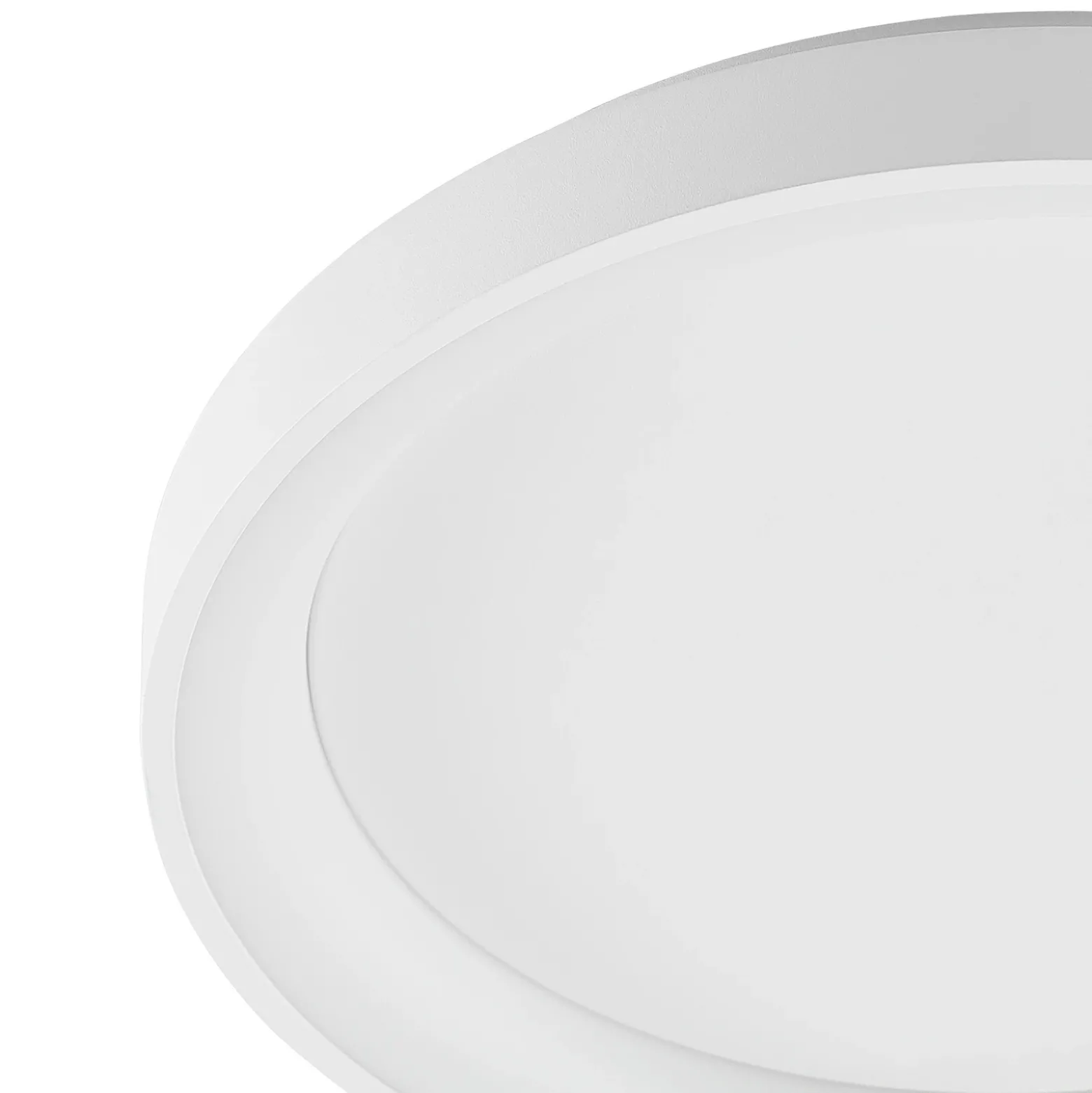 Plafón LED Arcchio Vivy, Ø 38 cm, blanco, metal